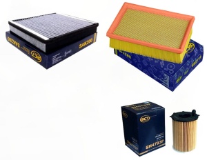 Zestaw filtrow Ford focus C-Max 1.6 tdci 