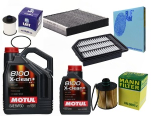 Zestaw filtrów Suzuki SX4 S-Cross 1.6 DDiS +OLEJ