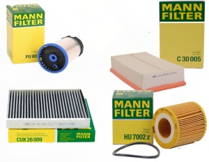 Zestaw filtrów VW GOLF VII  1.6TDI 