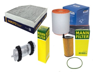 Zestaw filtrów AUDI A7 (4g) 3.0tdi 2010-2014