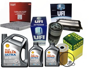 Zestaw filtrów Hyundai	Tucson (TL))1.7crdi 15/19+olej 