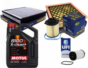 Zestaw filtrów Opel  Insignia  2.0 CDTi  +OLEJ 