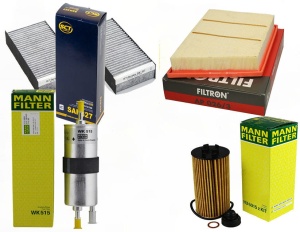 Zestaw filtrów BMW X1(F48)xDrive20i 25i 