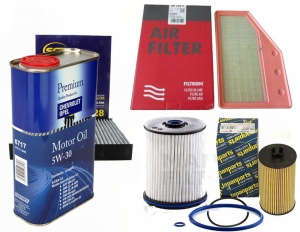 Zestaw filtrów Opel  Insignia  B 1.6 CDTi +OLEJ   