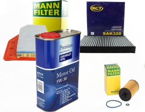 Zestaw filtrów Opel  Insignia  B 1.6 CDTi +OLEJ   