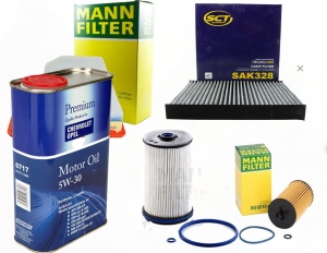 Zestaw filtrów Opel  Insignia  B 1.6 CDTi +OLEJ    