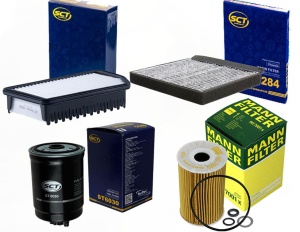 Zestaw filtrów KIA Cee'D 1.6 CRDi 