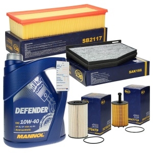 Zestaw filtrów  Audi A3 1.9tdi +olej   