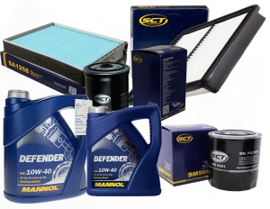 Zestaw filtrów KIA SORENTO I 2.5crdi +OLEJ