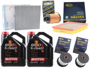 Zestaw filtrów JEEP GRAND CHEROKEE 3.0D +olej