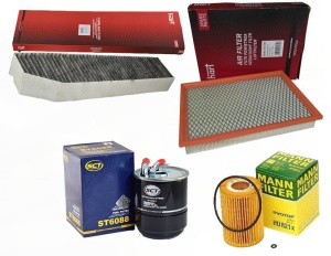 Zestaw filtrów JEEP GRAND CHEROKEE 3.0 CRD