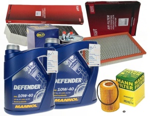 Zestaw filtrów JEEP GRAND CHEROKEE 3.0 CRD +OLEJ  