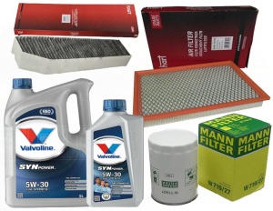 Zestaw filtrów JEEP GRAND CHEROKEE 4.7 V8 +OLEJ