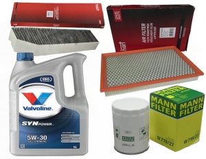 Zestaw filtrów JEEP GRAND CHEROKEE 3.7 V6 +OLEJ 