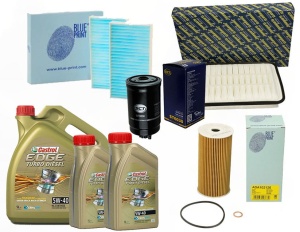 Zestaw filtrów JEEP WRANGLER III (JK) 2.8 CRD +olej