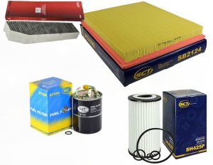 Zestaw filtrów JEEP WRANGLER II (WJ) 2.7 CRD 