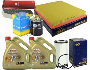 Zestaw filtrów JEEP WRANGLER II (WJ) 2.7 CRD +olej