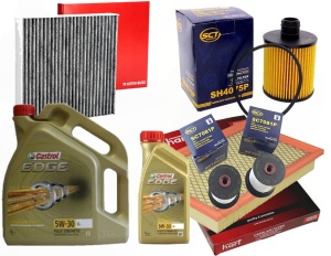 Zestaw filtrów JEEP CHEROKEE IV 2.0 CRD +olej 