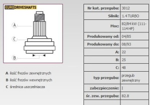 PRZEGUB {ZEWNĄTRZ} FIAT 3012 (1388966)