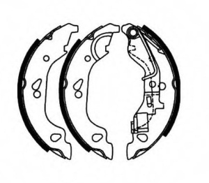 Szczęki hamulcowe 180X32 FIAT Punto II AP07690#GS8687 (1389028)