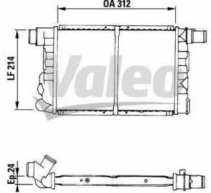 Chłodnica FIAT CINQUECENTO 700 730519#3001081X (1389438)