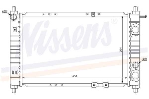 Chłodnica silnika Matiz 96314163 (1389447)