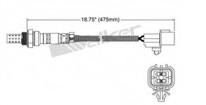 Bosch sonda lambda Mitsubishi Volvo 0258005110 (1389393)