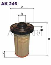 Filtr powietrza AK 246 (1389790)