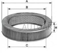 Filtr powietrza Fiat AR232/1#C3078 (1389853)