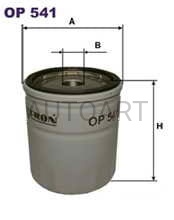 FILTR OLEJU  OP541 (1389661)