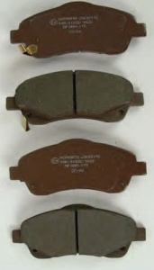 Klocki hamulcowe P Toyota Avensis 03- / Corolla Verso 04- GDB3336#PA206AF (1390402)