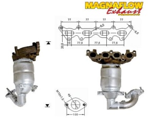 KATALZATOR MONTAŻOWY MAGNAFLOW 72518 FORD FUSION (1390183)