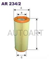 Filtr powietrza AR234/2 (1389827)