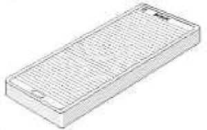 Filtr nawiewu Fiat Multipla 11/98-  K1076A#  1987432059 (1389647)