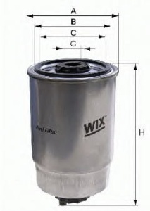 Filtr paliwa Fiat 1.9JTD 10/00 - 12/00 PP968/2#FCK16S#1457434310 (1389742)