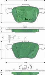 klocki hamulcowe P Ford Galaxy GDB1460 (1390384)