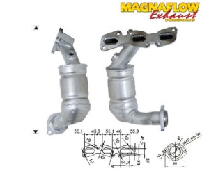KATALZATOR MONTAŻOWY MAGNAFLOW 72512 FORD MONDEO (1390180)