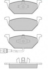 Klocek hamulcowy kpl przod GDB1386#12848 (1390275)