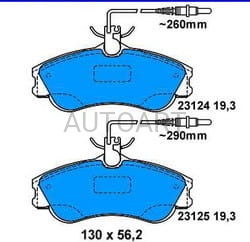 klocki hamulcowe P CITROEN PEUGOT 12-374 (1390375)