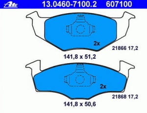 Klocki hamulcowe P SEAT/VW AROSA,FABIA,LUPO,POLO 95- GDB1274#13046071002#12682 (1390398)