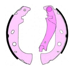 Szczęki hamulcowe (228,6x42)T FIATMAREA/MULTIPLA/PALIO LPR07250#GS8653 (1394285)