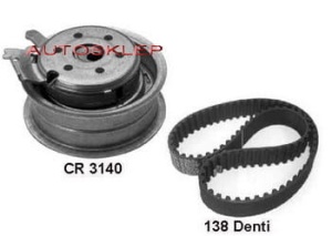 Zestaw rolka + pasek(rozrząd) AUDI/SEAT/SKODA/VW  VKMA01113#K015569XS (1395056)