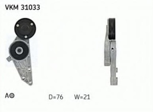 Napinacz paska wieloklinowego AUDI / SKODA / VW 1.6/1.8T/2.0 95-   VKMA31033#53307730 (1391543)