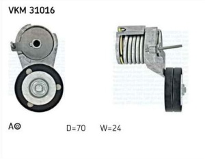 Napinacz paska wieloklinowego (z AC) SEAT /VKMA31016 (1391538)