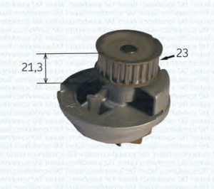 Pompa wody OPEL VECTRA / ASTRA G 1.8 VKPC85624#KRA150729 (1392714)