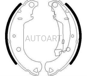 Szczęki hamulcowe (228,6x42)T FIATMAREA/MULTIPLA/PALIO LPR07250#GS8653#AD3933190 (1394286)