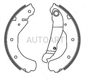 SZCZĘKI  HAMULCOWE FA2464 (1394275)