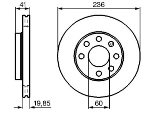 TARCZA H-CA PRZÓD 6041560#604008302#DF1609# (1394335)