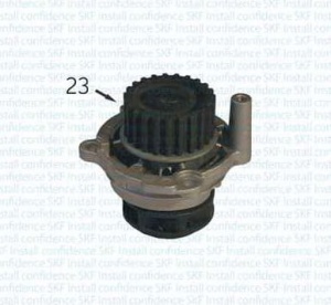 Pompa wody AUDI A3/A4 1,6i 96- , VW PASSAT VKPC81408#KRA1500300 (1392666)