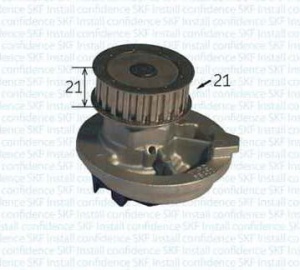 Pompa wody DAEWOO ESPERO 1,8/2,0i 8v 95- /VKPC85400#KRA1501610 (1392676)